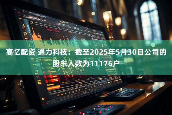 高忆配资 通力科技：截至2025年5月30日公司的股东人数为11176户
